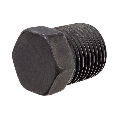 Usa Industrials Pipe Fitting - Black-Coated Steel - #3000 - Hex Head Plug - 1/2" MNPT ZUSA-PF-6592